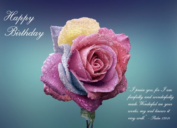 Luxe Happy Birthday Card Sublime Gifts, Beautiful Landscape Birthday Cards