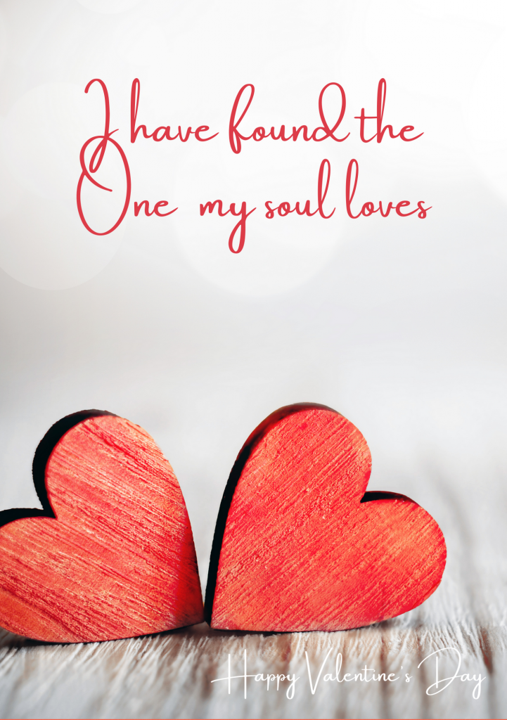 I Have Found The One My Soul Loves Card Sublime Gifts